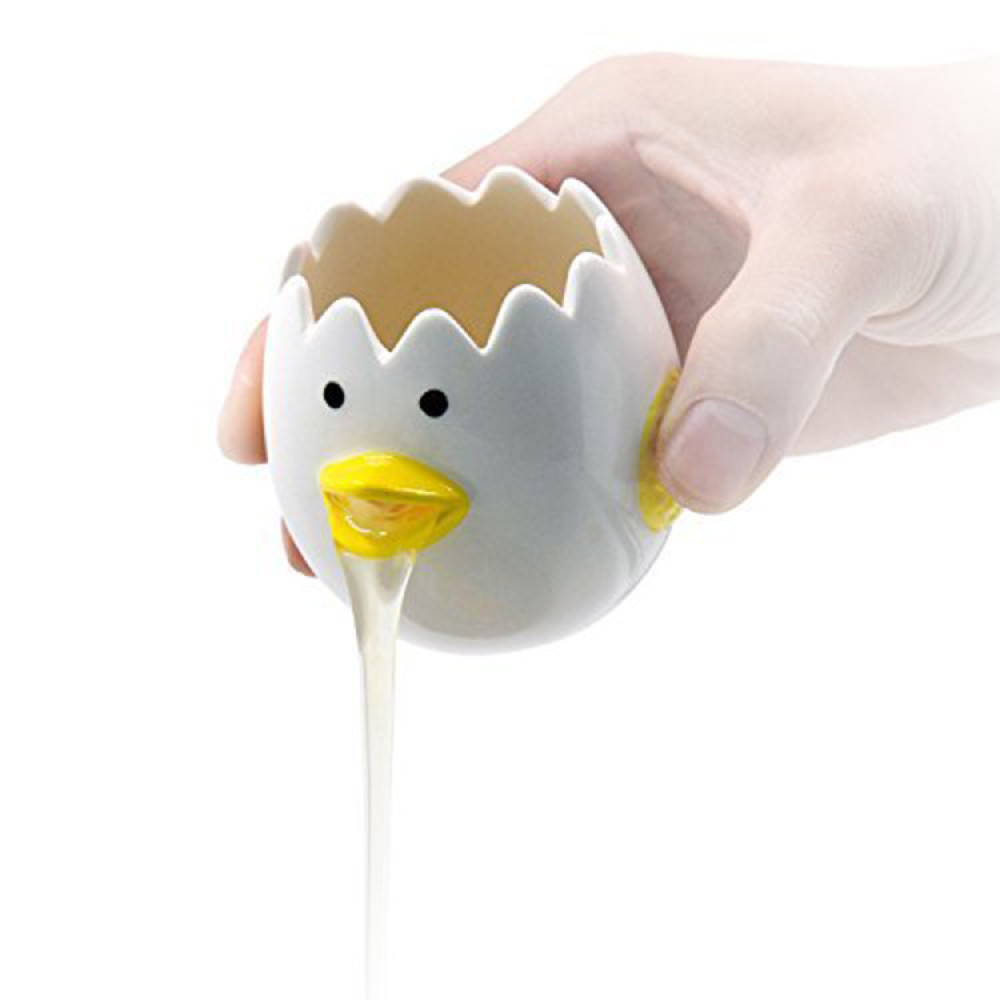 Сепаратор для яєц керамічний Курча жовтий