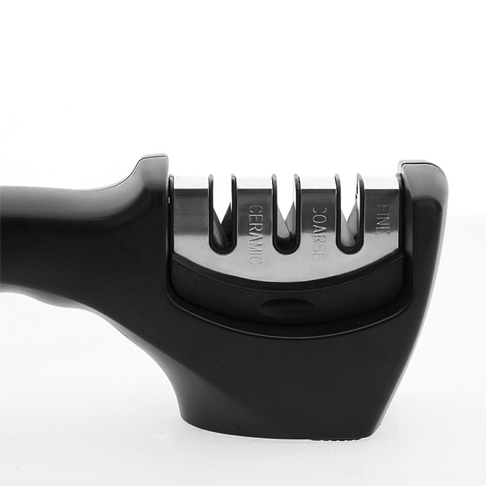 Точилка для ножів зі сталі 3 рівні заточки