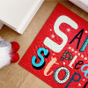 Килимок придверний з принтом SANTA, PLEASE STOP HERE
