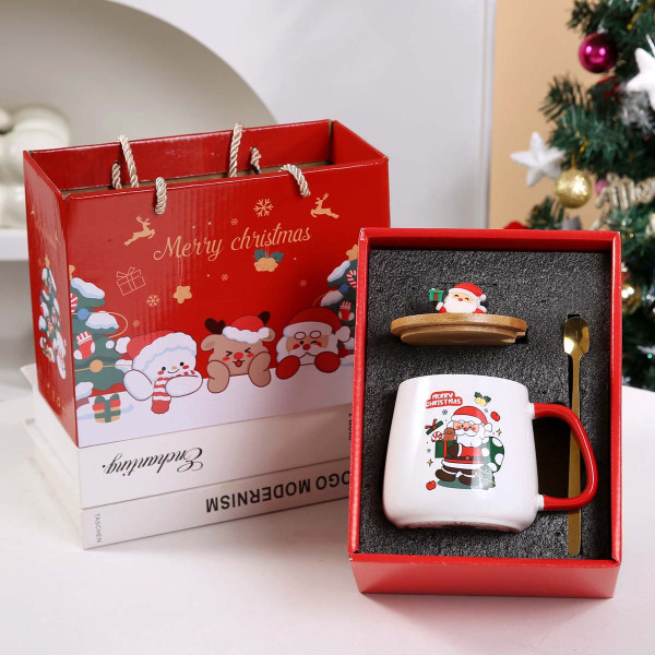 Новорічна чашка в подарунковій упаковці  Santa Claus