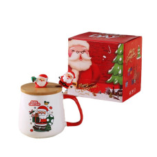 Новогодняя чашка в подарочной упаковке  Santa Claus